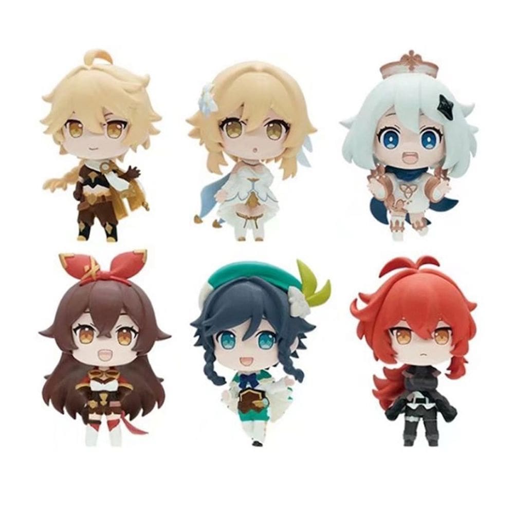 Figura de anime Toy Genshins Impacts Paimon Luke Amber 10cm