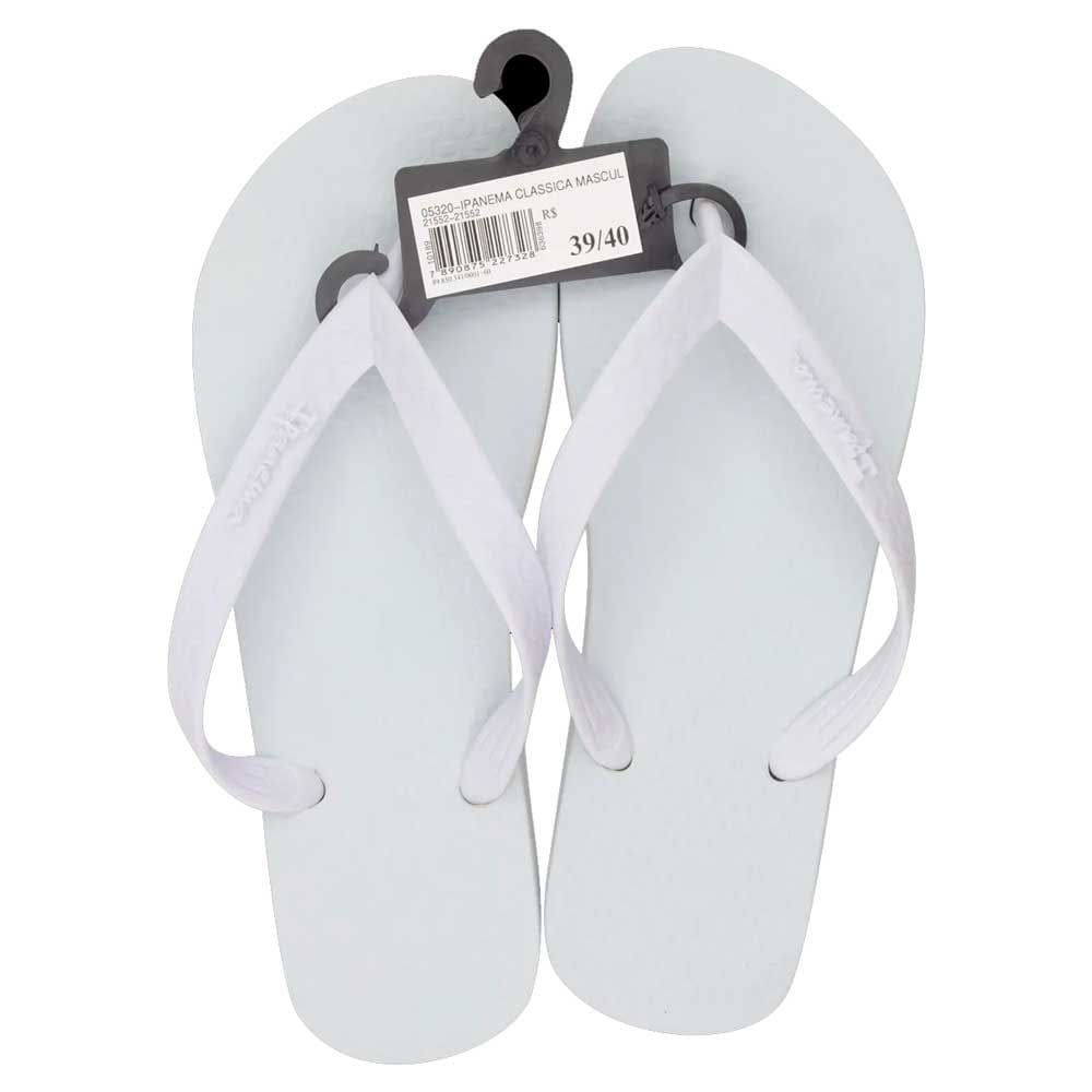Sandália Ipanema Clássica Cor Branca Tamanho 39/40 com 1 Par