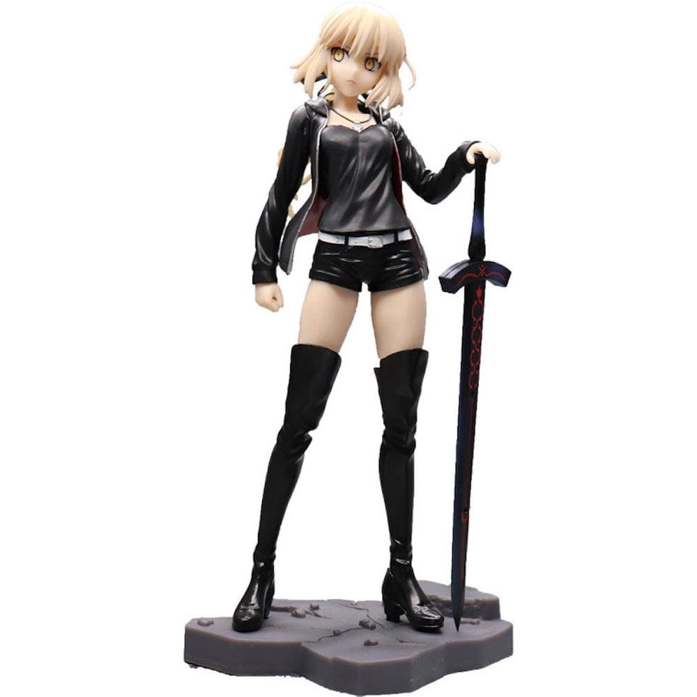Coleção de bonecos Fate Grand Order Black Sabre 24cm