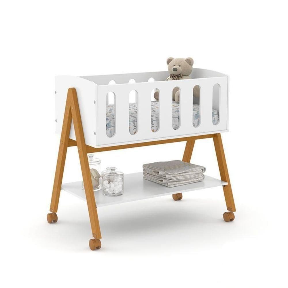 Mini Berço Sissi Matic Eco Wood 61360 Branco Eco Wood