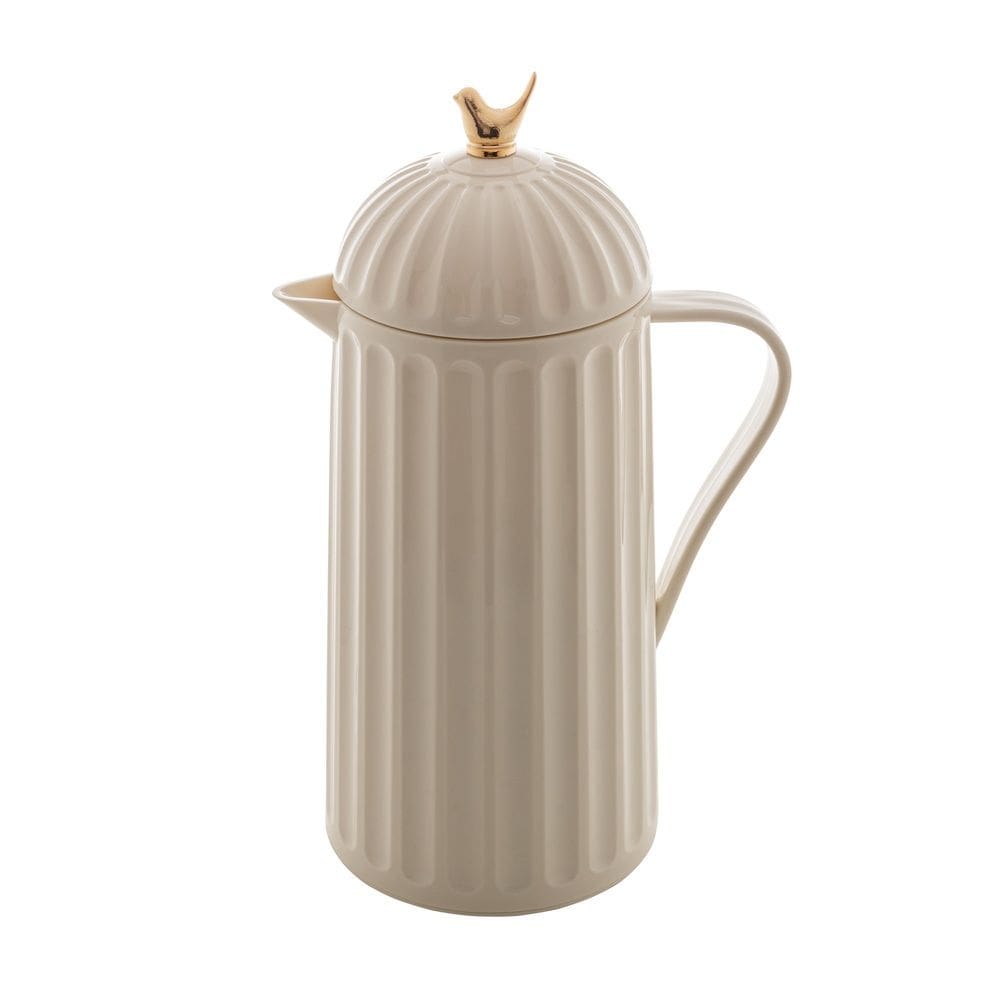 Garrafa Térmica de Plástico para Café/Chá Bird Branca 1 Litro Wolff