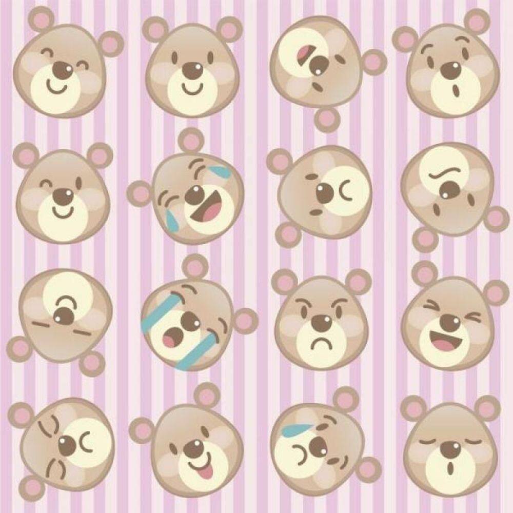 Papel De Parede Infantil Ursinho Divertido