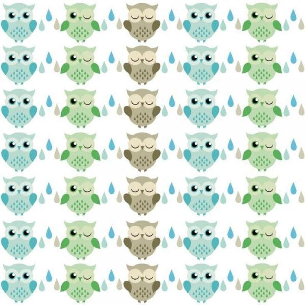 Papel De Parede Infantil Corujas