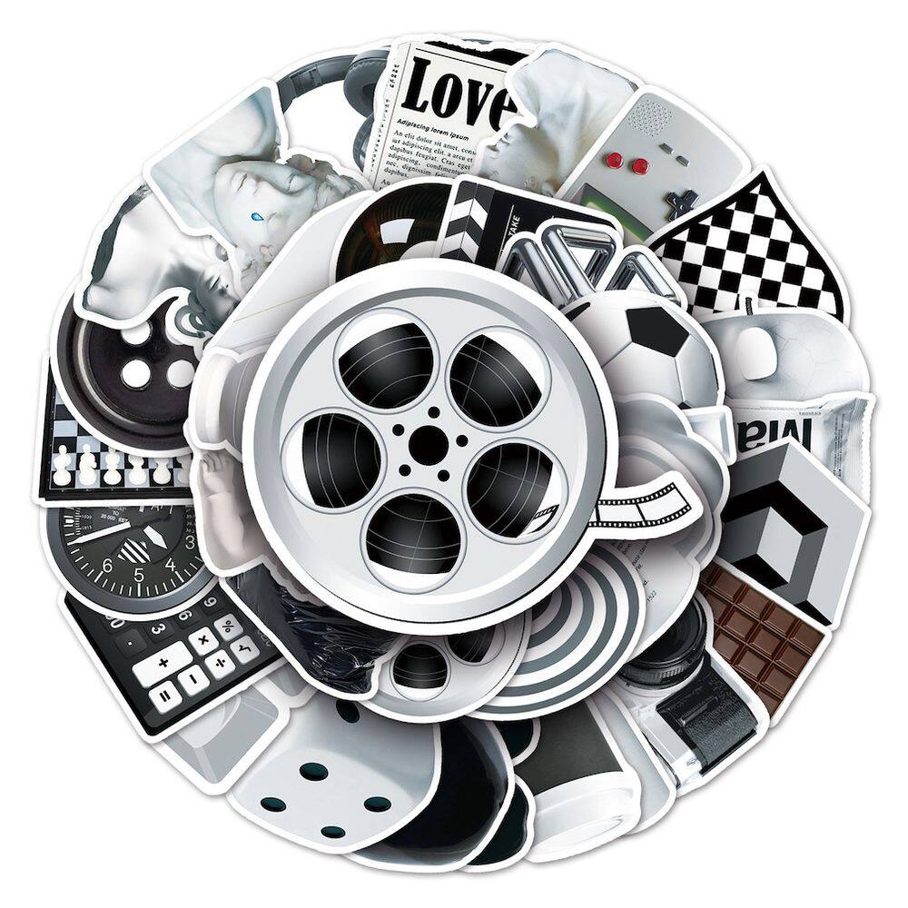 Pacote de adesivos Bleachs Anime, 50 unidades de adesivos decorativos de desenhos animados