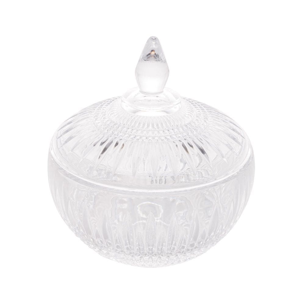 Bomboniere Potiche de Cristal Queen Transparente 15x14cm Wolff