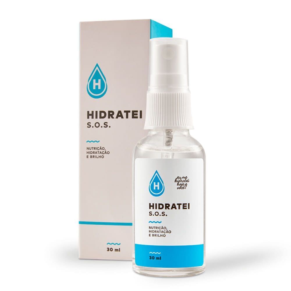Hidratei S.O.S. Serum Capilar Nutrição Hidratação e Brilho 30ml