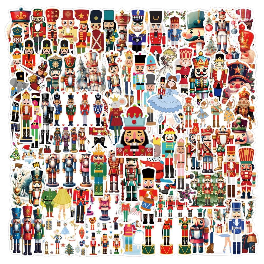 Adesivos Nutcrackers, vinil impermeável, anime, 110 unidades/lote