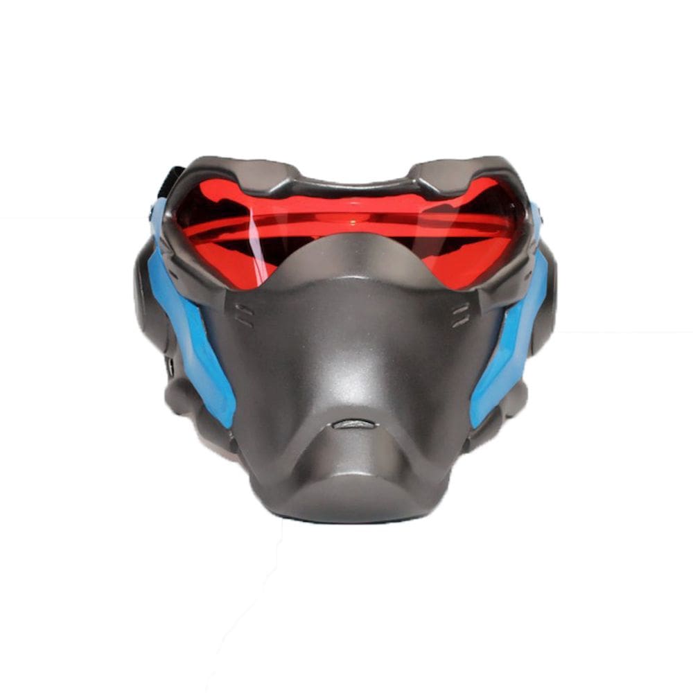 Máscara de resina, capa facial completa, traje Jack Morrison Overwatch