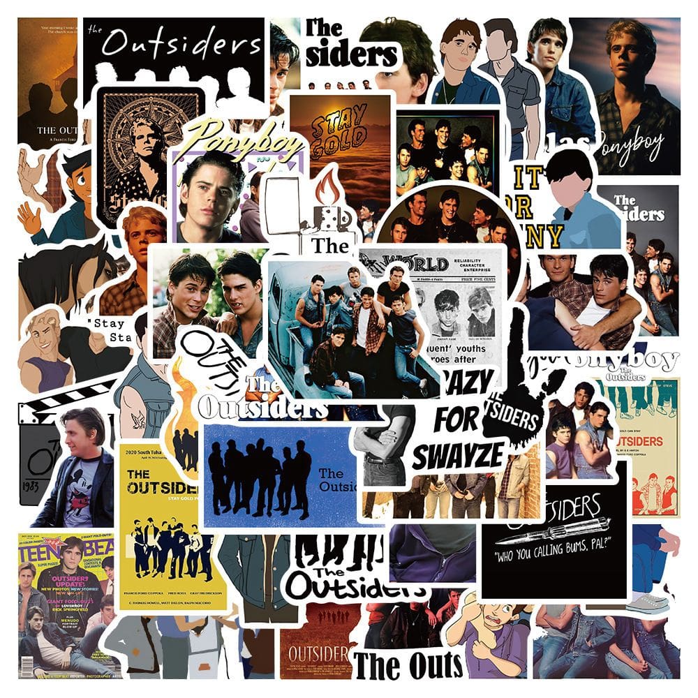 Adesivos Outsiders Waterproof Vinyl Anime 50 unidades/lote