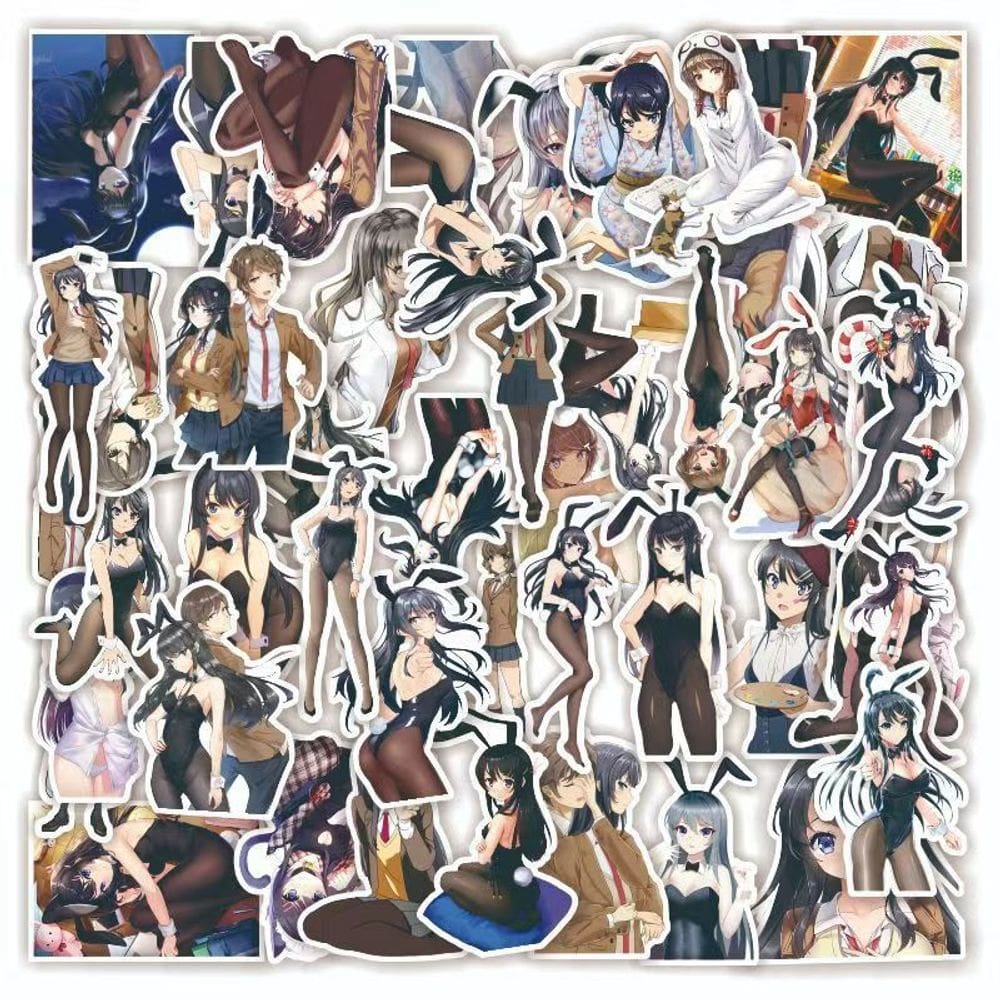 Pacote de adesivos Rascals Does Nots Dreams Of Bunnys Girls Senpais