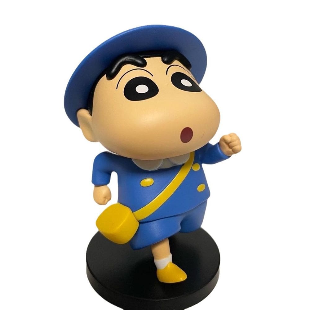 Brinquedo de boneco de anime, modelo colecionável, estátua, lápis de cor Shin Chan