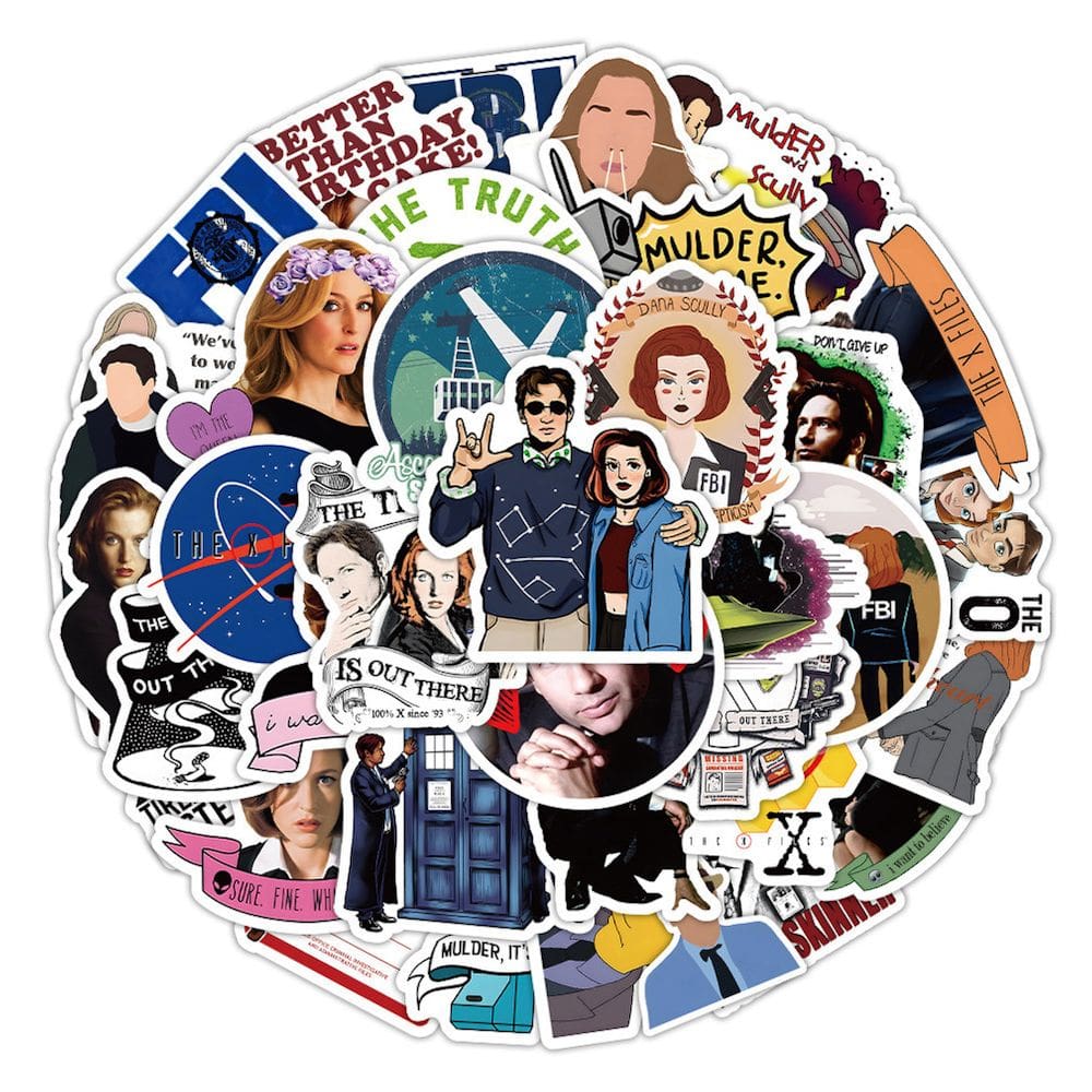 Pacote de adesivos XSfiles Anime 50 unidades de adesivos decorativos de desenhos animados