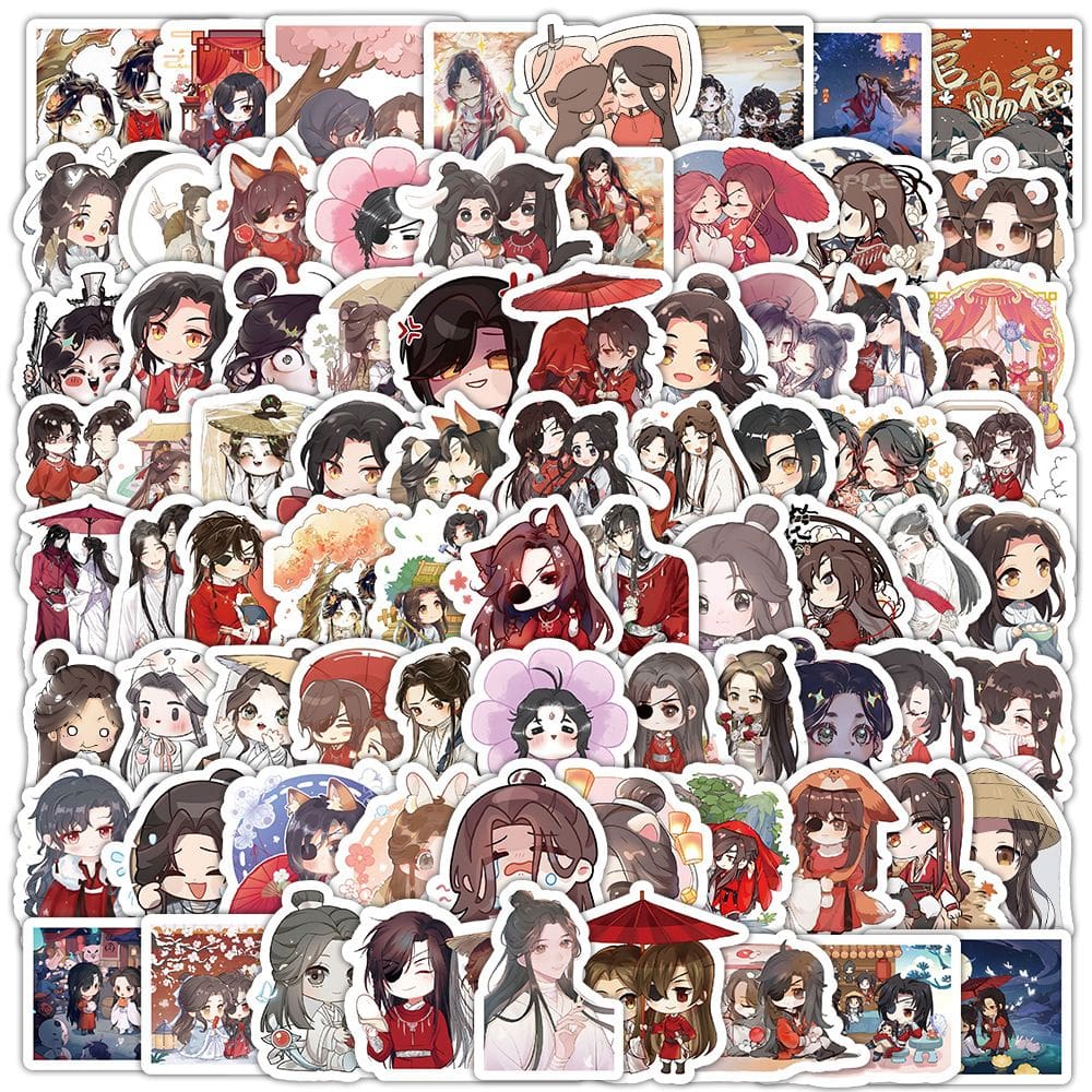 Adesivos Heavenlys Gods Blesses Peoples Waterproof (100 unidades)