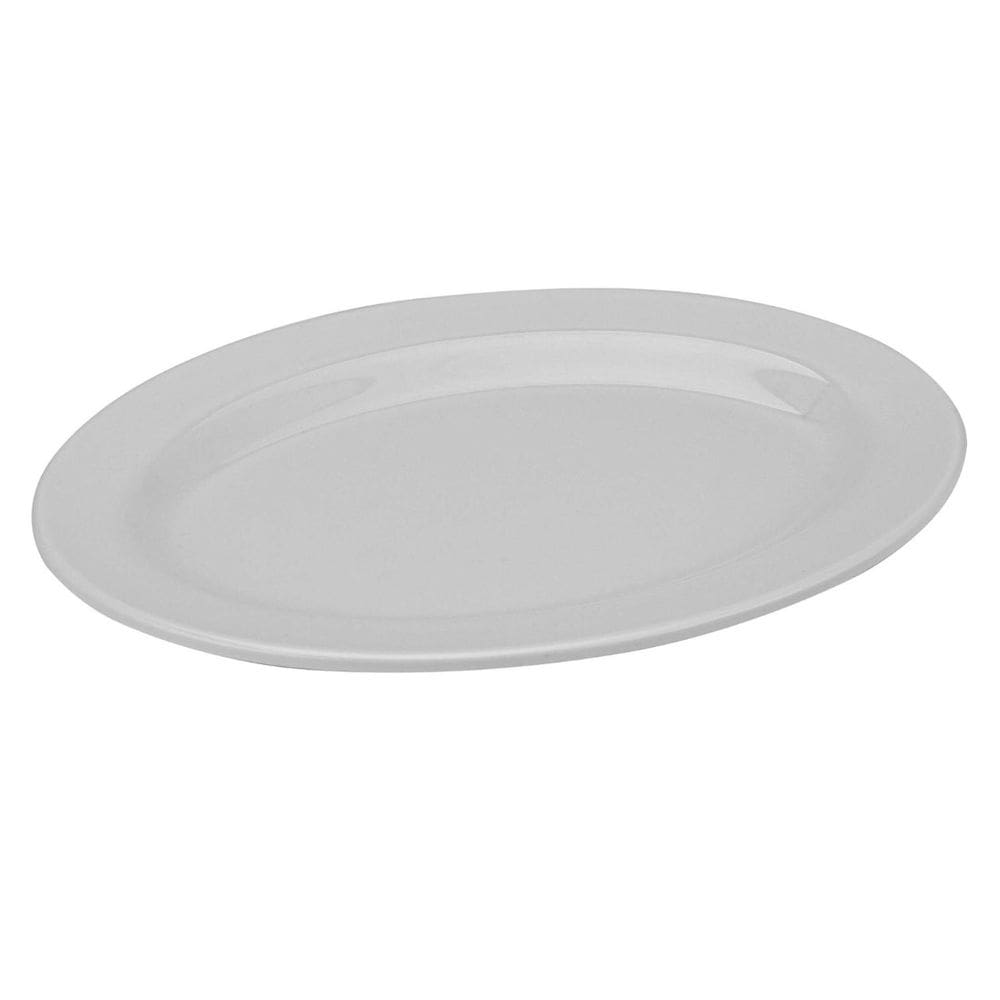 Travessa Rasa Oval Uny Home em Melamina 30x21 cm