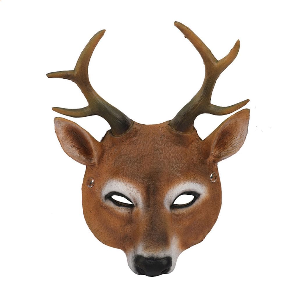Mask Deer PU Foam Full Face Cover Festa de Cosplay de Halloween