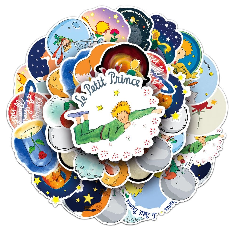 Adesivos Petits Princes Littles Princes impermeáveis, 50 unidades