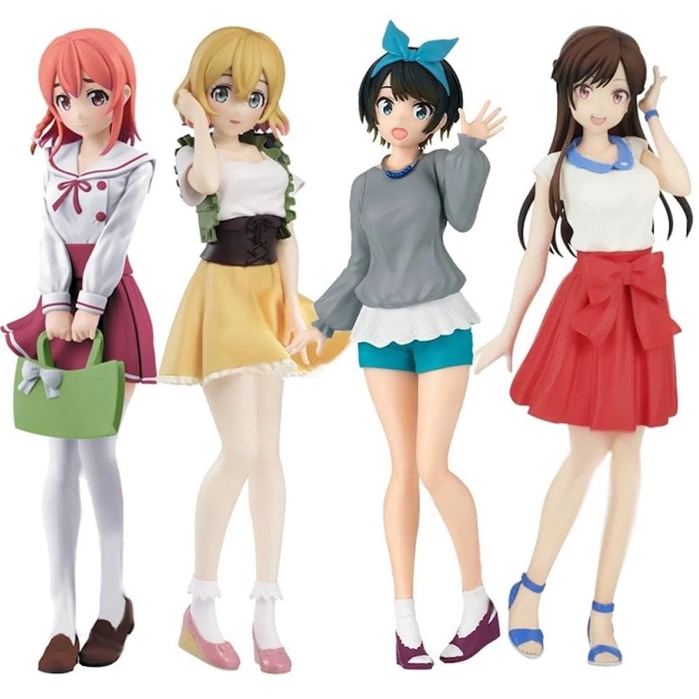 Figuras de anime: aluguel de brinquedos, namorada, Mizuhara Chizuru x4