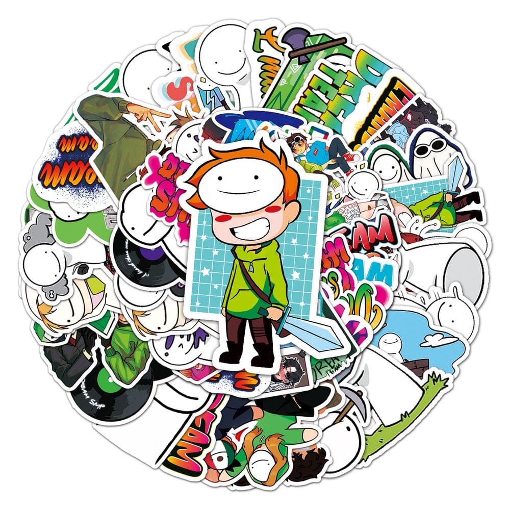 Pacote de adesivos Dreams Smps Anime, vinil impermeável, 50 unidades
