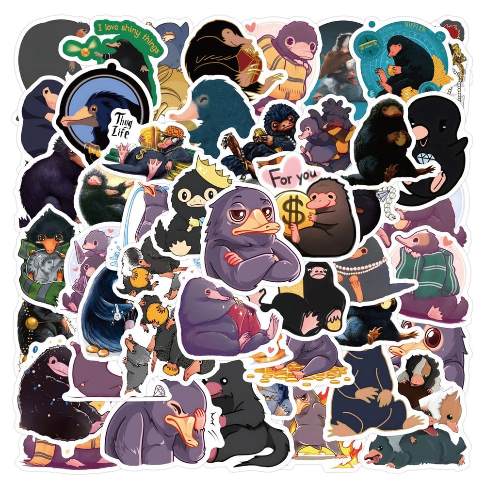 Pacote de adesivos Nifflers Anime Waterproof Vinil 60 unidades/pacote
