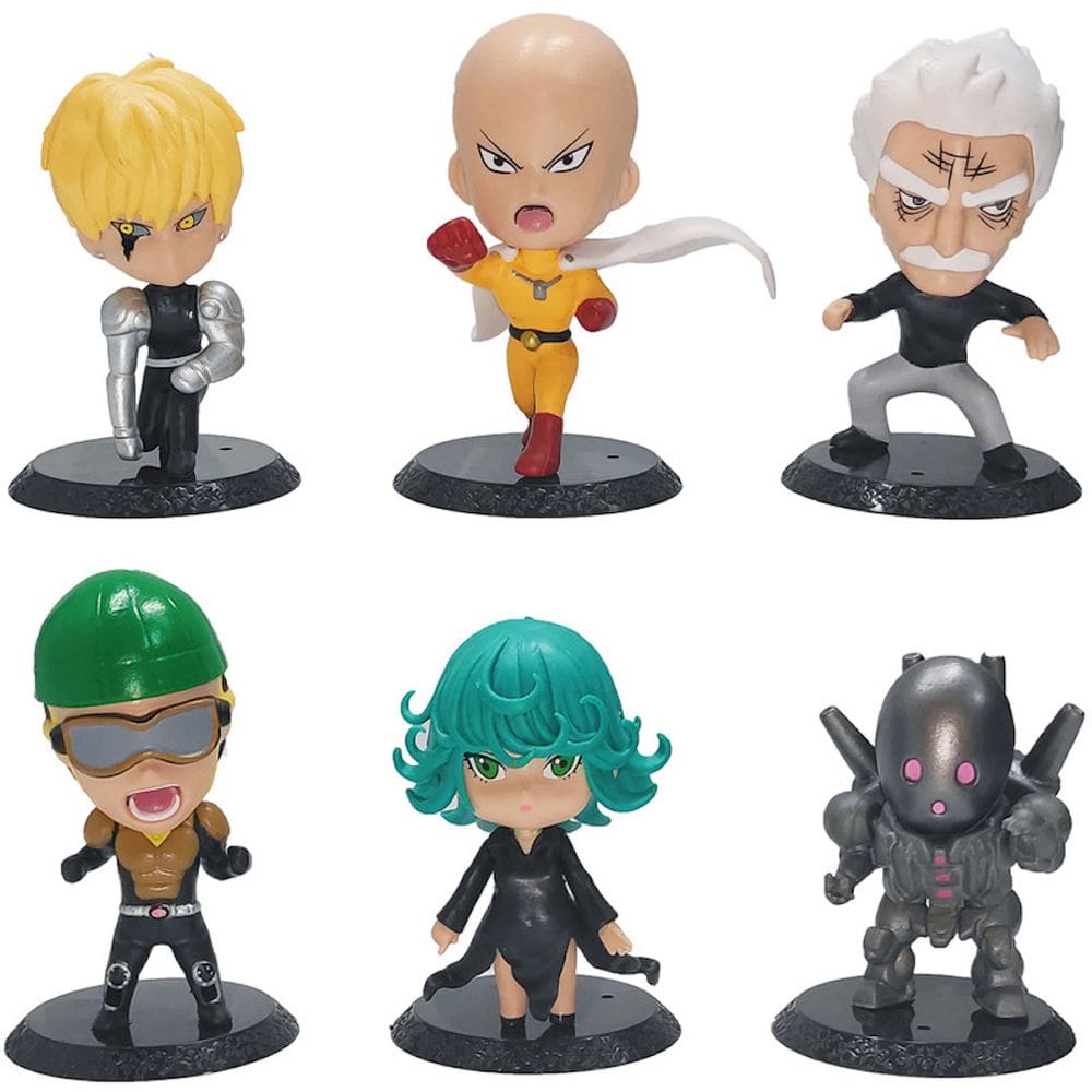 Figure Toy Collection One Punch Man Anime 6 unidades de PVC de 9 a 11 cm