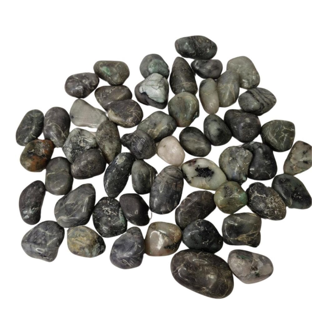 Pedra Natural Esmeralda 2 A 4 Cm Rolada 1 Kg