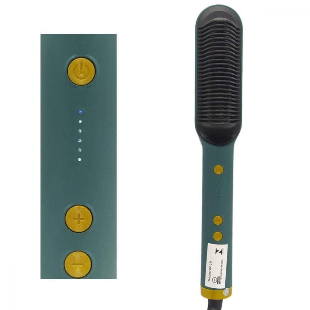 Escova Alisadora Anion Hair Pro 3 Em 1 , Secador, Chapinha E