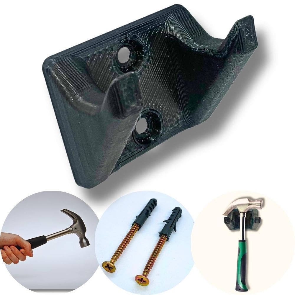 Suporte De Parede Organizador Gftech Para Martelo - Preto