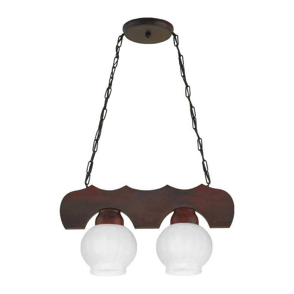 Pendente Canga Envelhecido 2 Lâmpadas 302E - Luminárias Müller