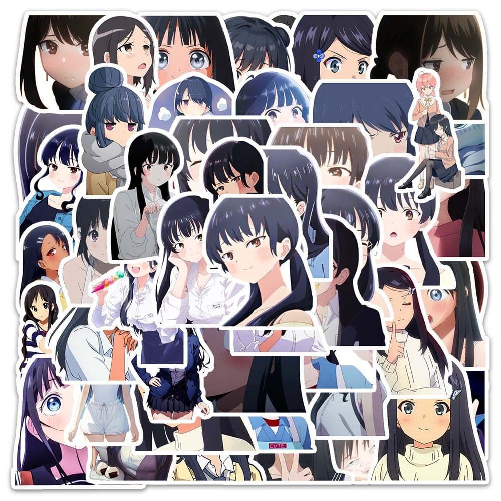 Adesivos Dangers In My Hearts em vinil impermeável 54 unidades/lote