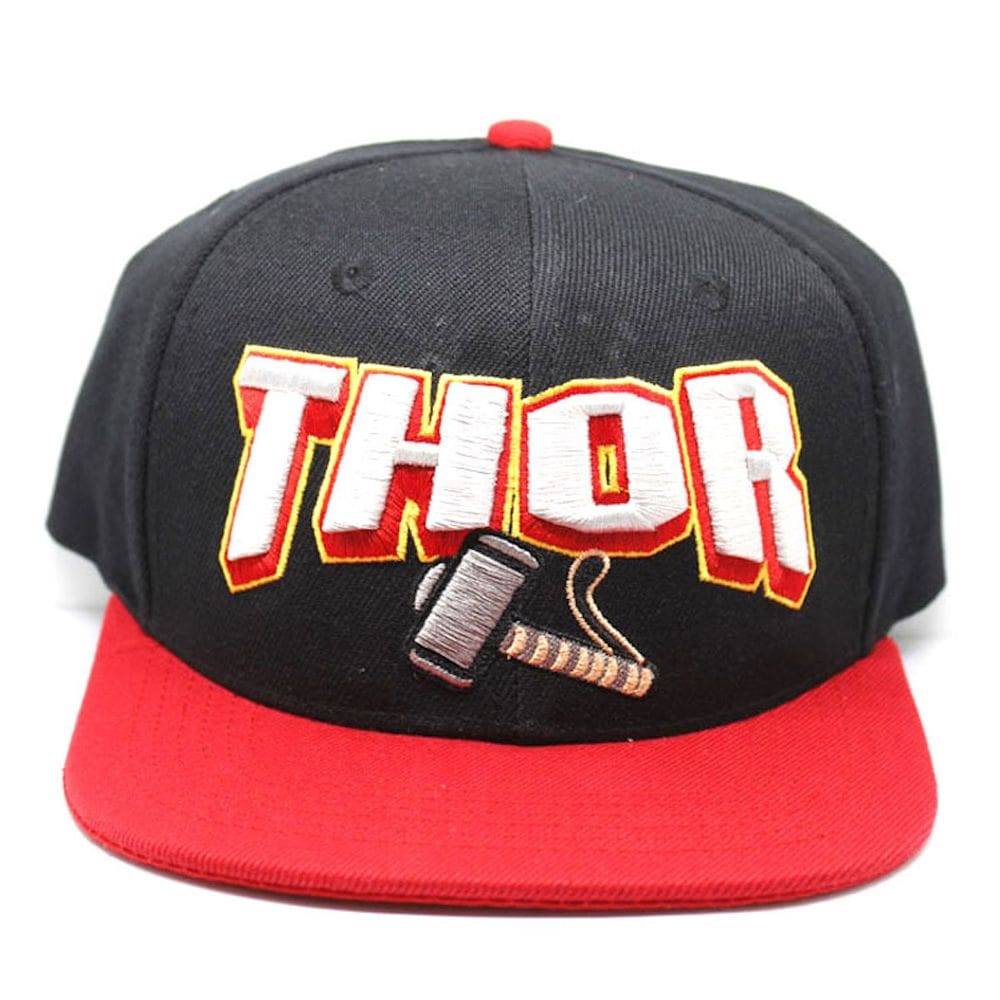 Boné de beisebol Thors Anime Snapback Hat Hip Hop unissex 58-60cm