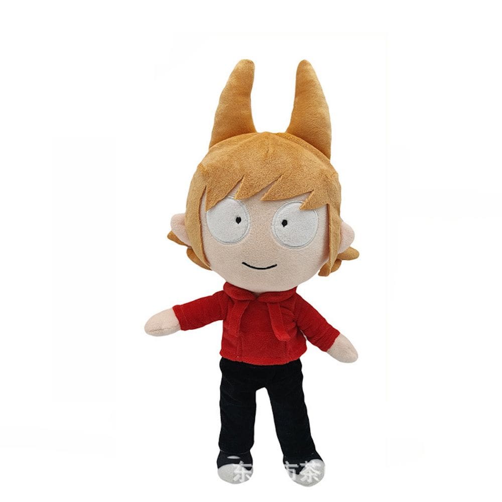 Boneca de brinquedo de pelúcia Eddsworlds Tord 38cm