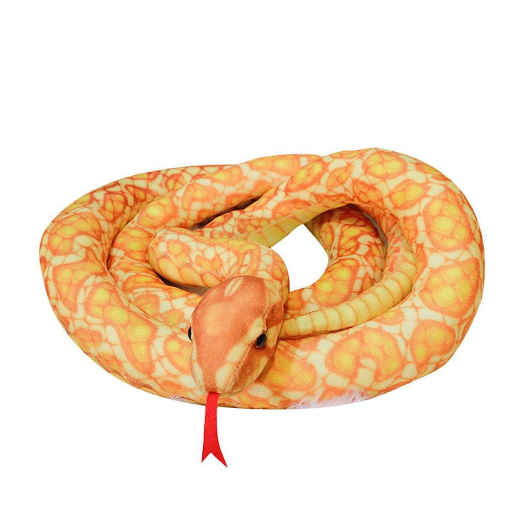 Boneca de brinquedo de pelúcia emulada Snake 110 cm em algodão e pelúcia