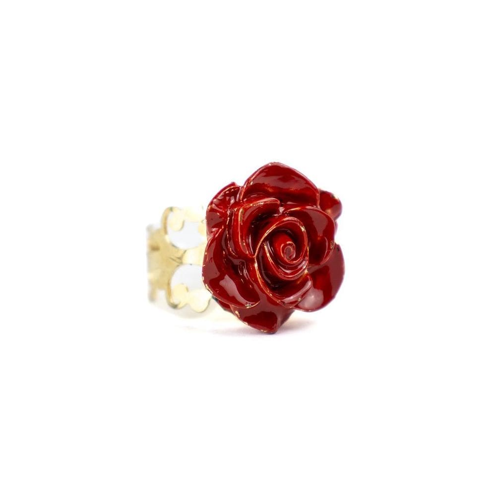 Anel Ajustável Rosa 2 Cm Em Metal- Selecione O Modelo