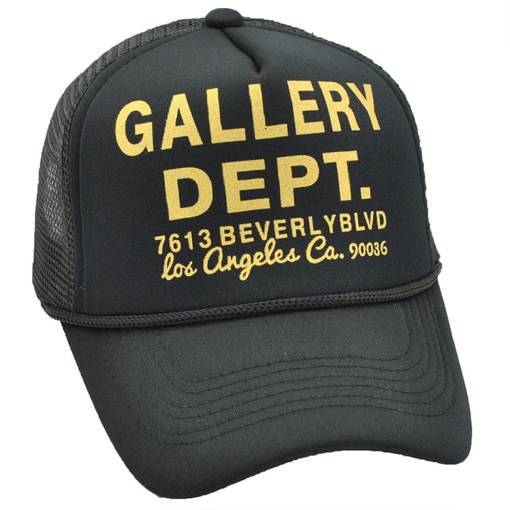 Boné de beisebol Gallerys Depts Anime Snapback, algodão preto