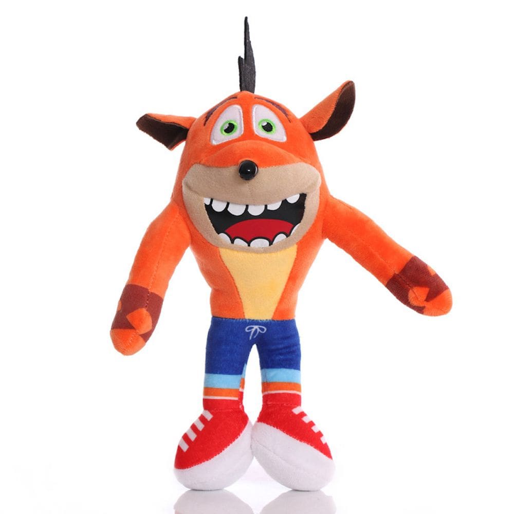 Brinquedo de pelúcia Crash Bandicoot Anime 20cm em algodão e pelúcia