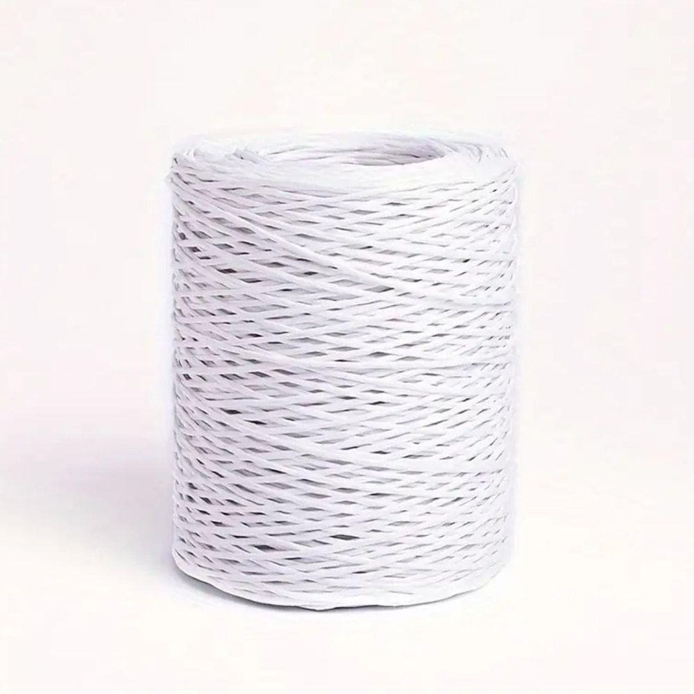 Cordão De Papel Torcido Branco 2,5Mm - 50Mts
