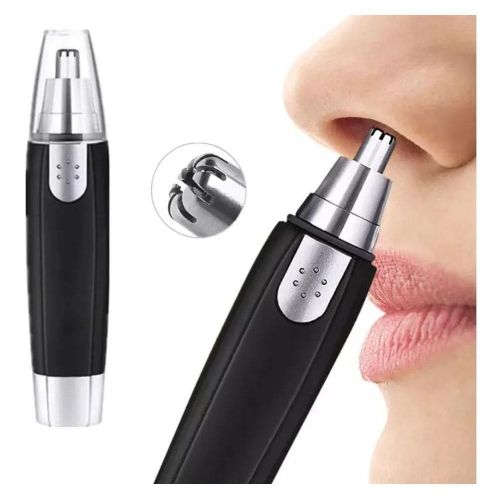 2X Maquina Elétrica Cortadora De Pelos Nariz Orelha Bigode