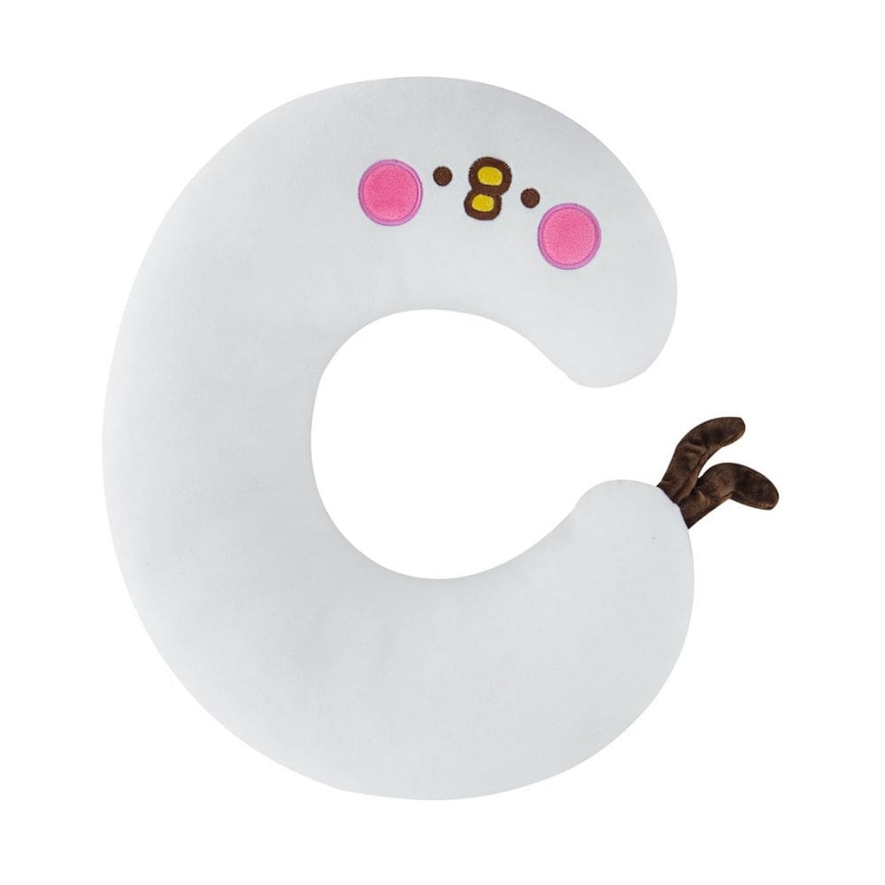 Brinquedo de pelúcia branco Kanahei Letter C 60cm