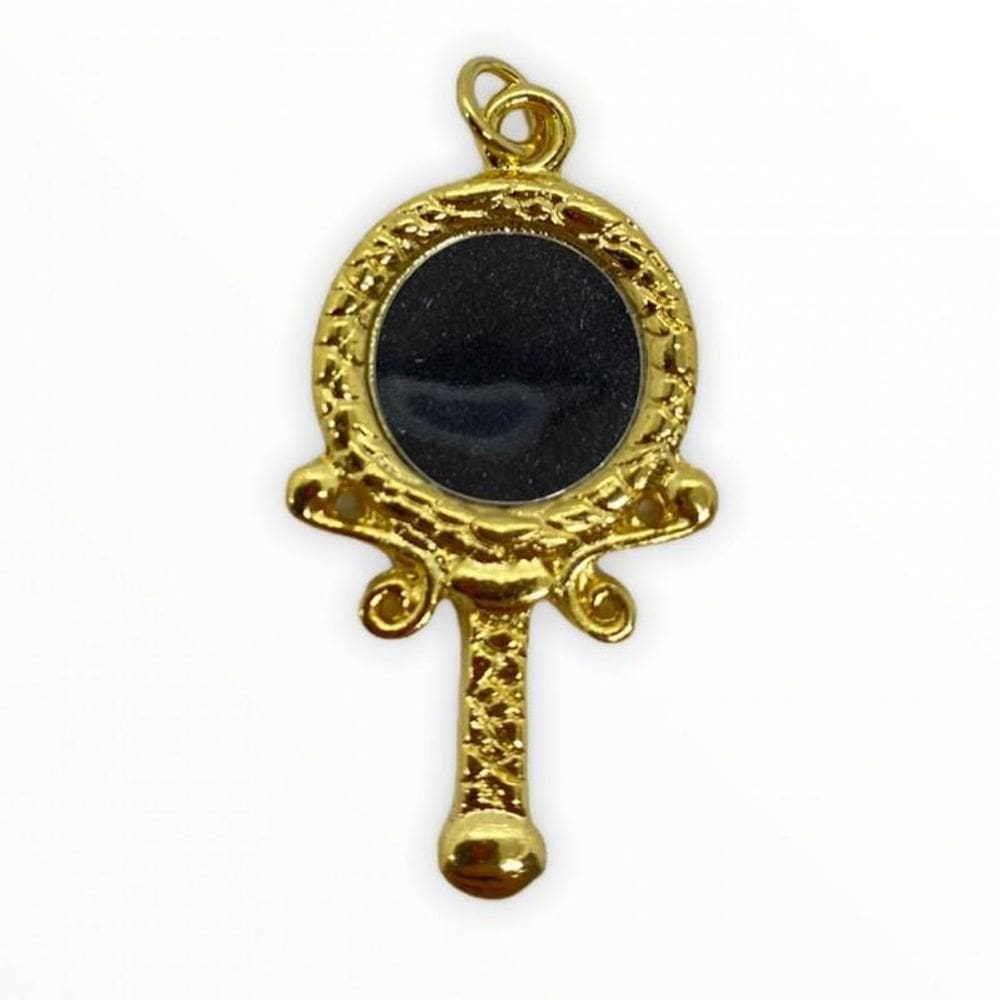 Pingente Abebê Oxum Em Metal - Escolha Na Cor