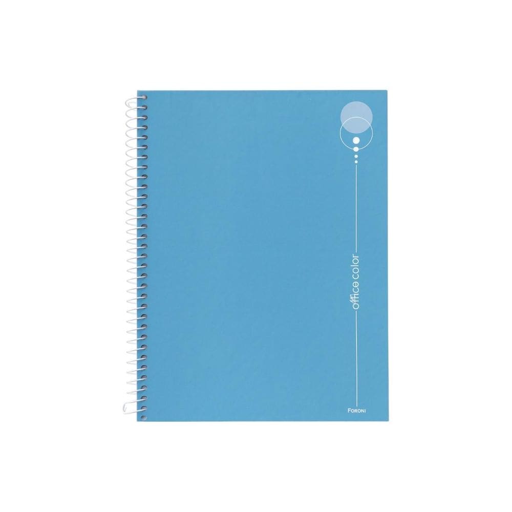 Caderno Universitario 1 Materia Office Azul Claro Foroni