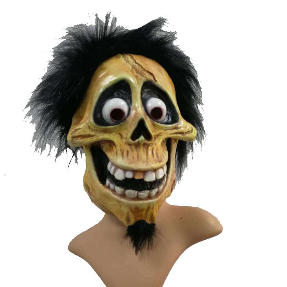 Mask Cocos Headgear, látex, rosto inteiro, fantasia de cosplay assustadora