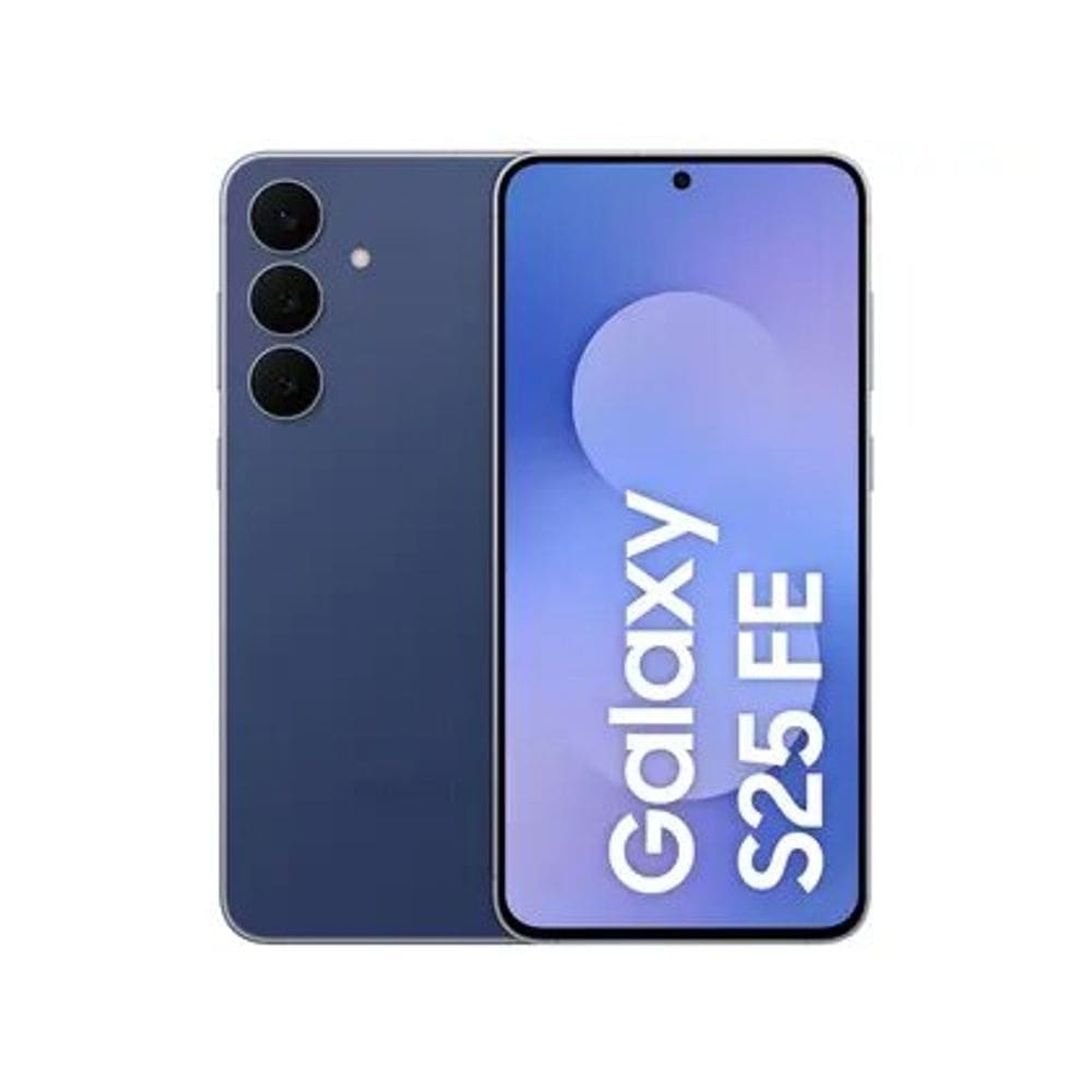 Smartphone Samsung Galaxy S25 FE 5G 128GB Azul Marinho, RAM 8GB, Câmera 50MP, Selfie de 12MP, Tela 6.7”