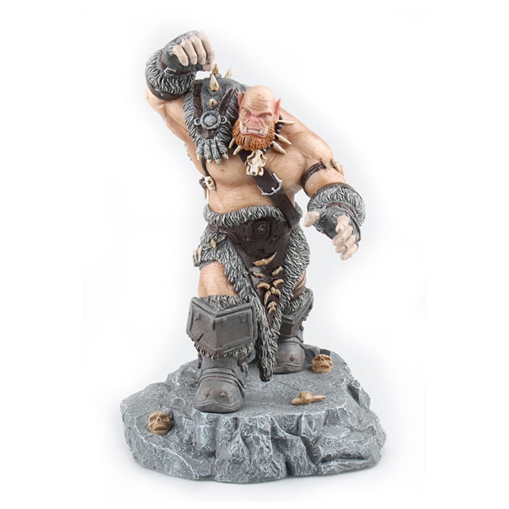 Coleção de brinquedos de figuras de anime Ogrim Doomhammer 30 cm PVC
