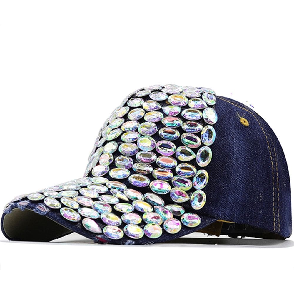 Boné de beisebol Diamond Bling Bling Anime para crianças 56-58cm