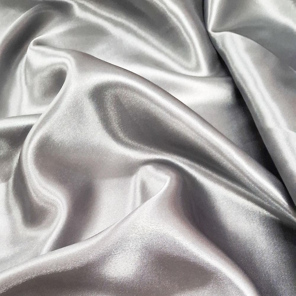 Tecido Cetim De Seda Charmeuse - Cores Lisas - Rolo 5 Metros