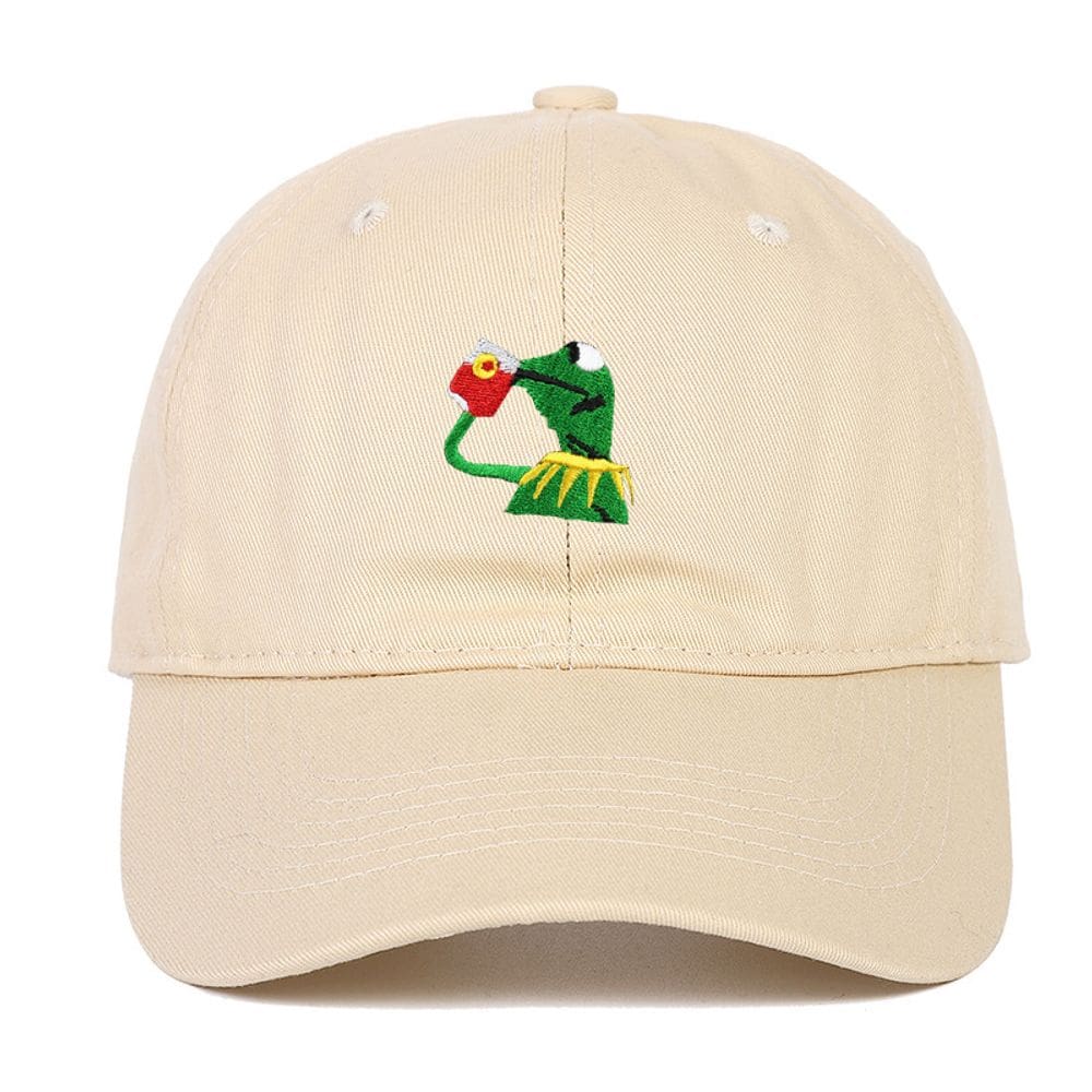 Boné de beisebol Frogs Drink Beers Anime para crianças 56-58cm