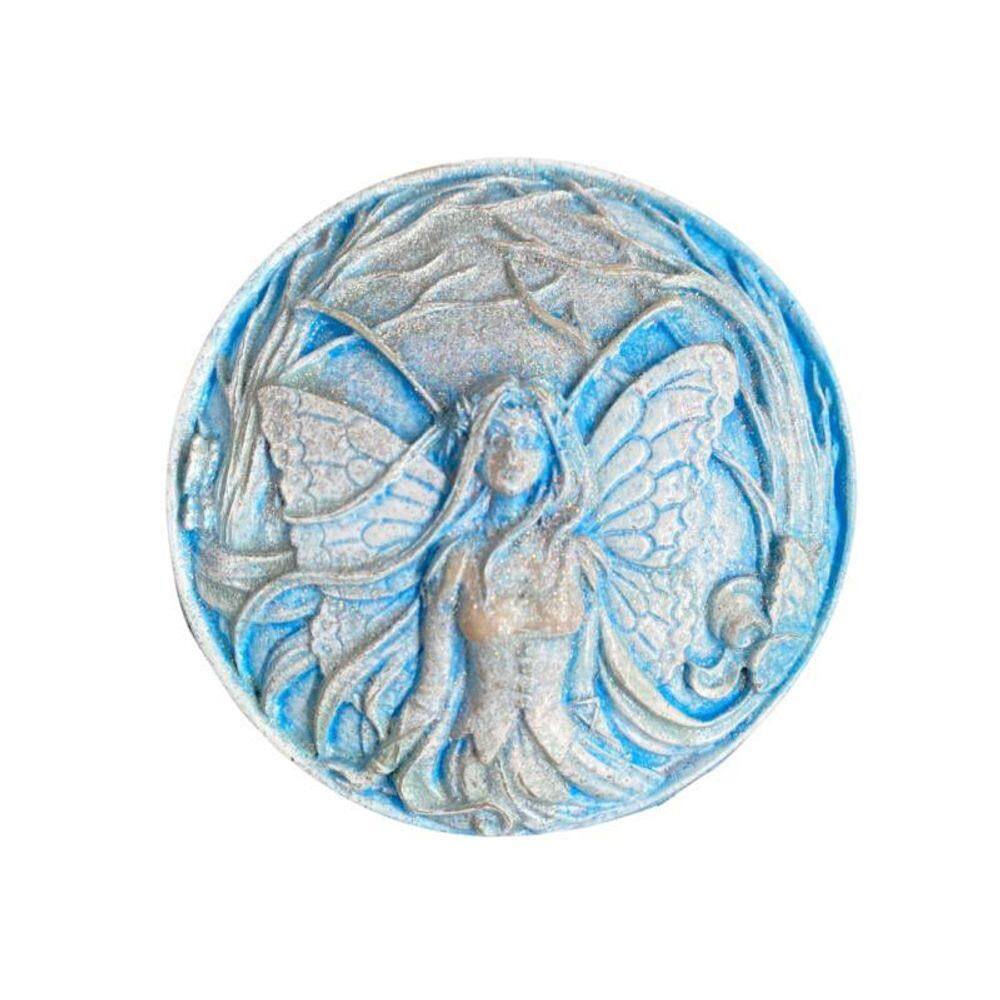 Porta Joias Fada 9 Cm Redondo Em Resina - Escolha A Cor