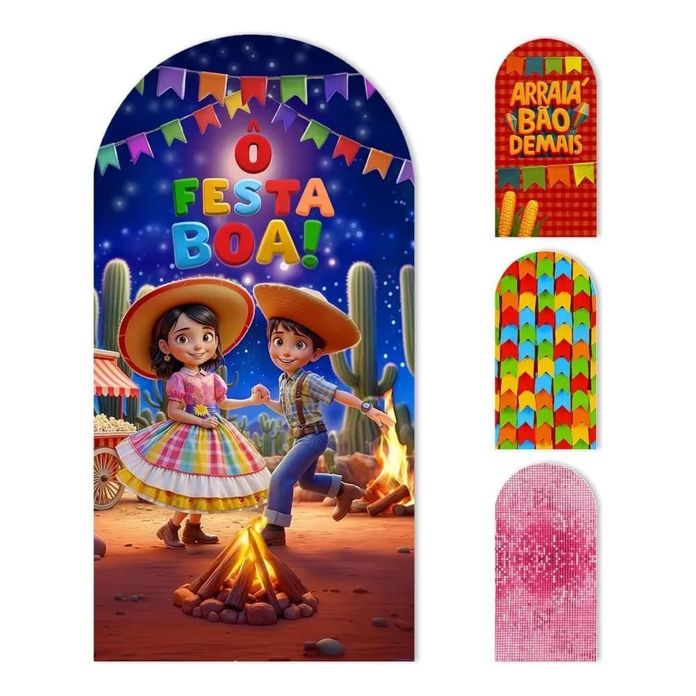 Capa Painel Romano Sublimado C/Elástico 2X1M Vários Modelos