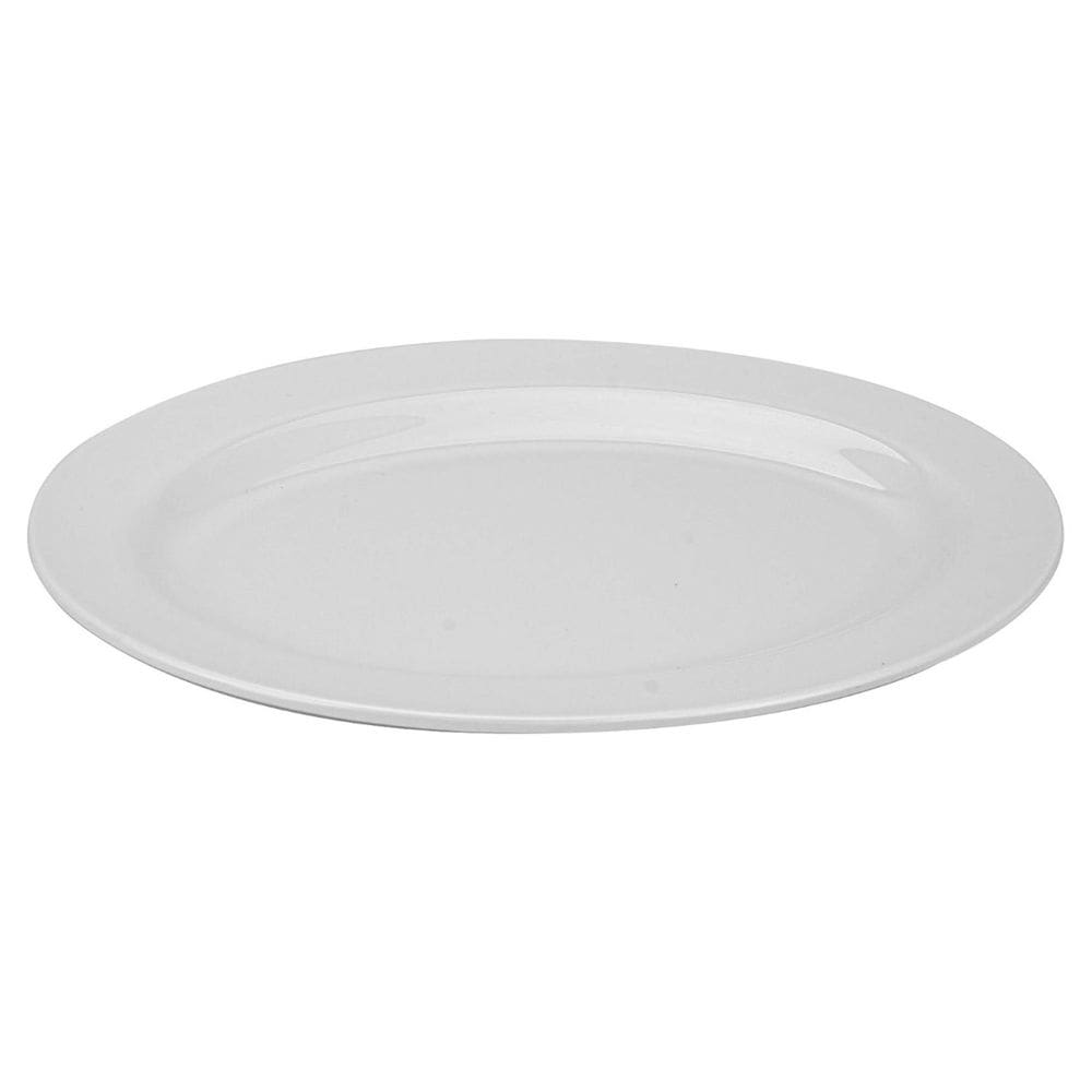 Travessa Rasa Oval Uny Home em Melamina 25x18 cm