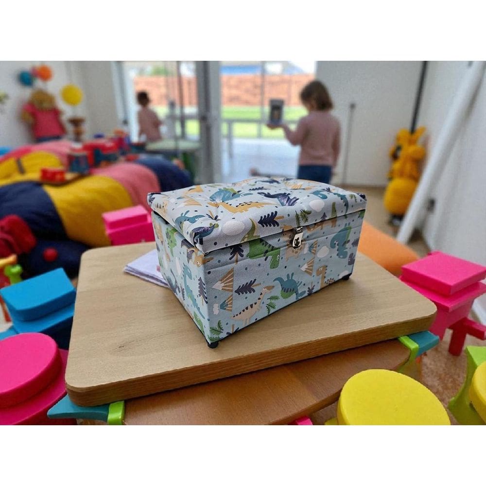 Caixa Porta Objetos Joias Baú Estojo Organizador Com Trava D